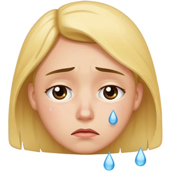 realistic 😭 emoji