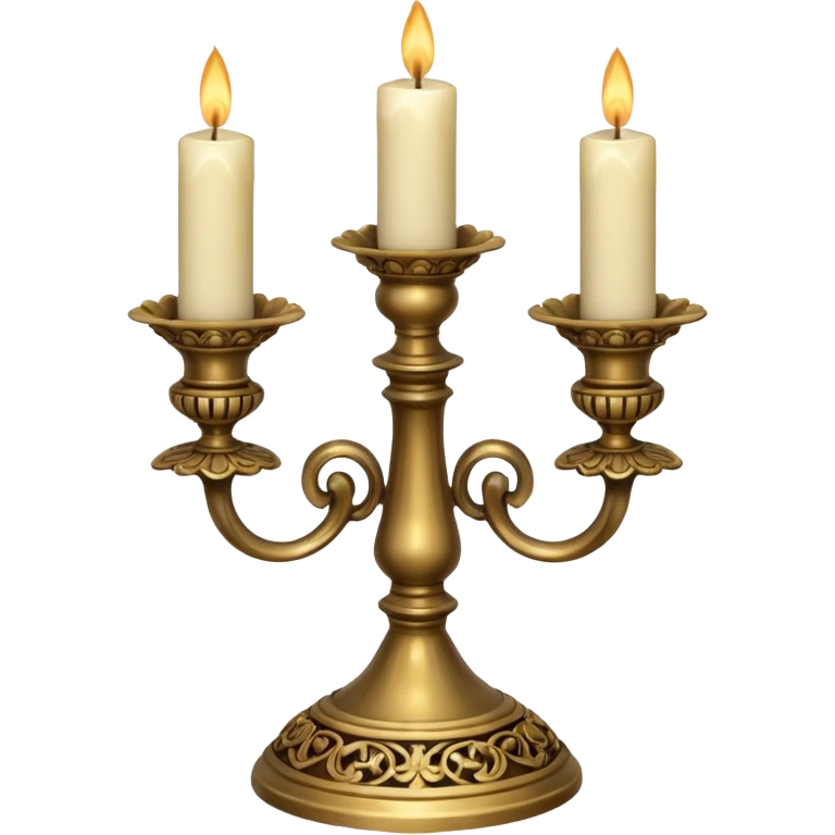 Antique candle holder  emoji