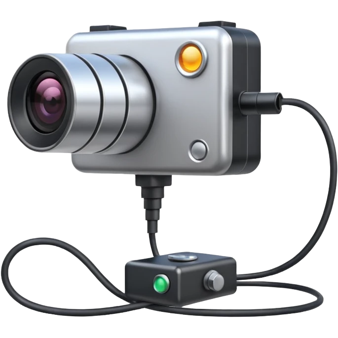 a sensor with a camera and a wire and a sensor for tracking emoji