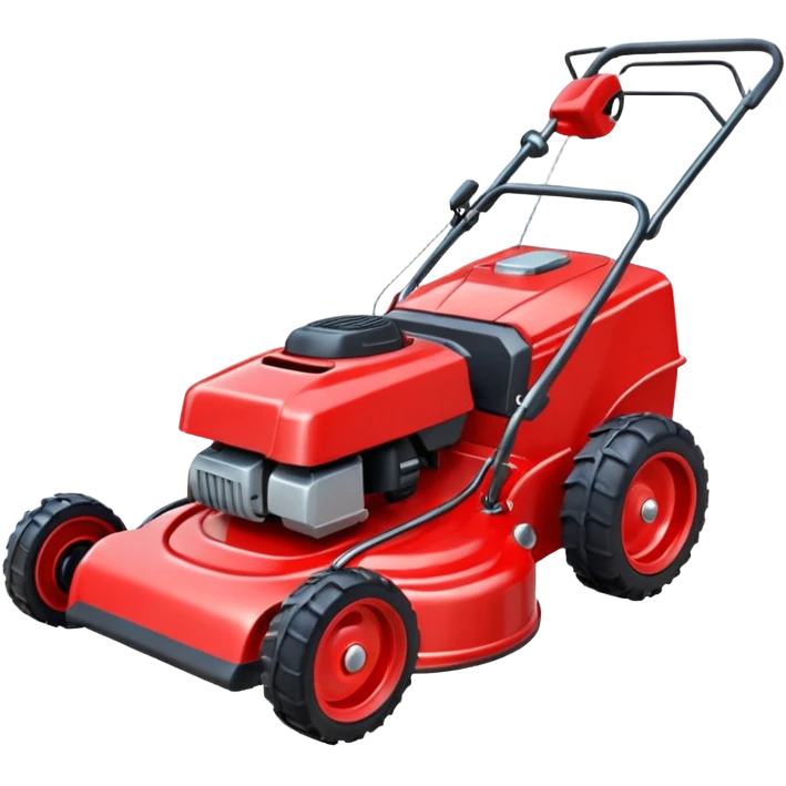 Red Lawnmower emoji