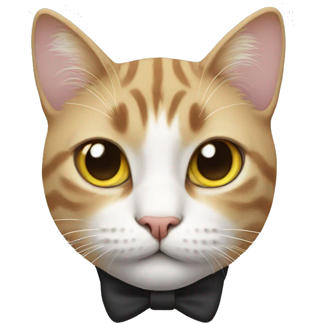 Cat with mustache emoji