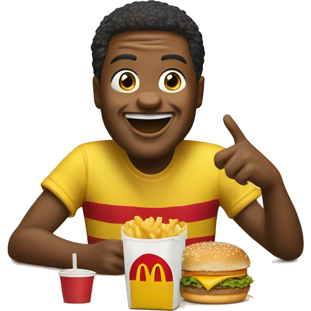 mc donald’s happy meal emoji
