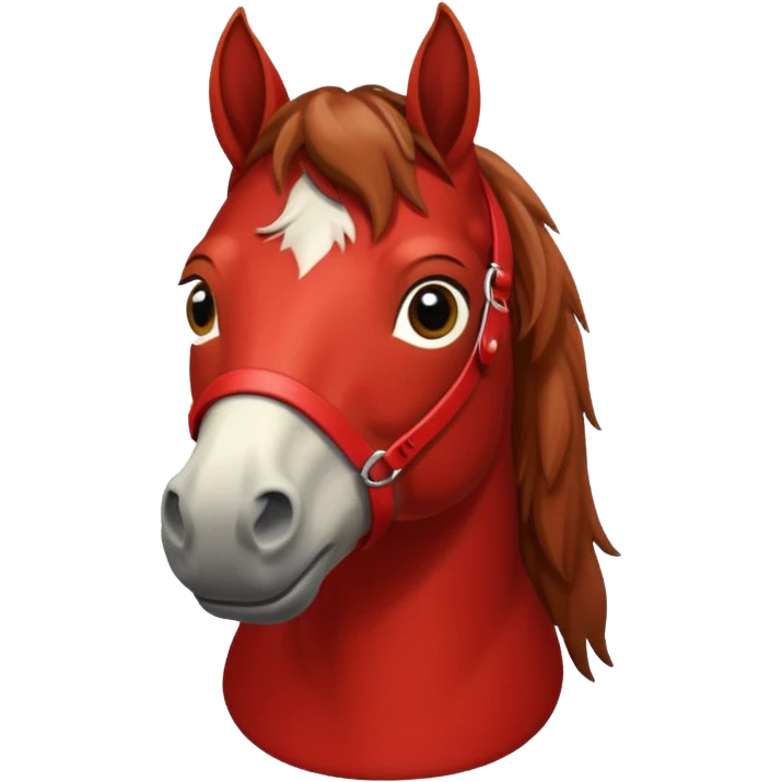 horse with red shirt emoji