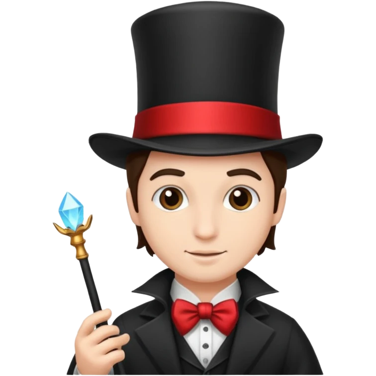 magician with a wand emoji