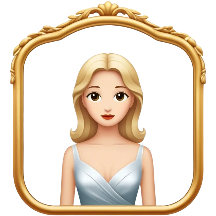 intimate reflection of elegance emoji