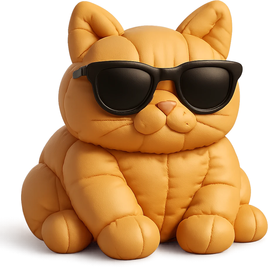 Cat wearing sunglasses emoji