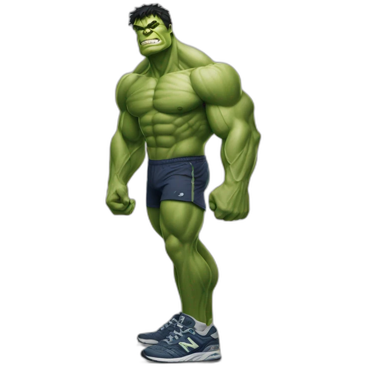 hulk in new balance emoji