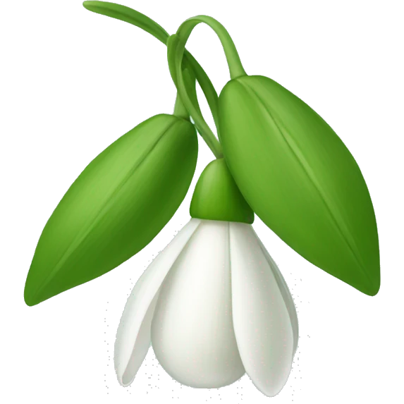 snowdrop emoji