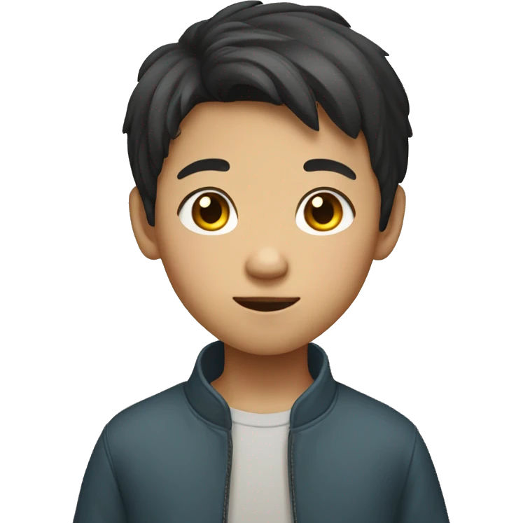 Chinese young boy emoji