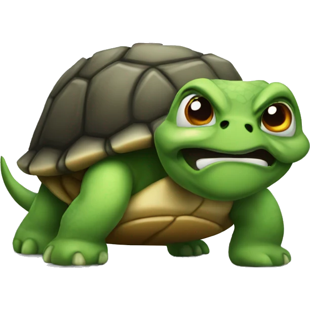 Angry turtle  emoji