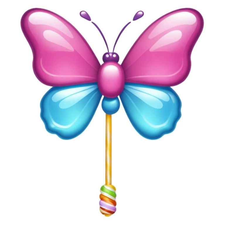 Sucette avec un noeud papillon emoji