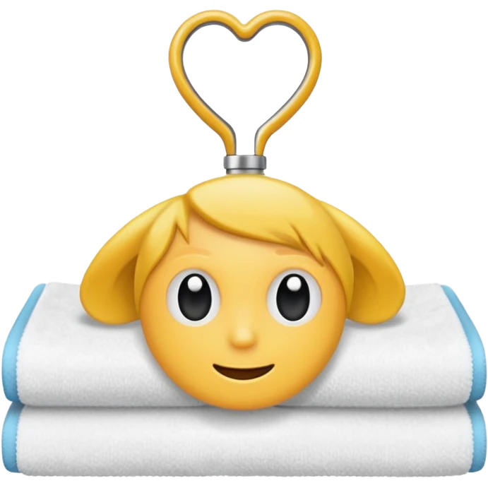 Hairdresser towel emoji
