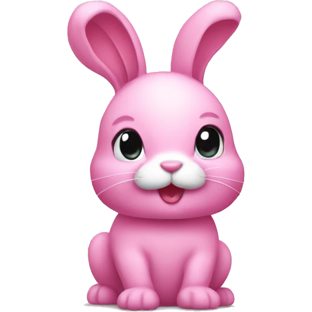 pink bunny emoji