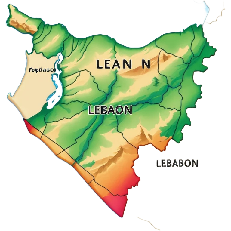 Lebanon map emoji