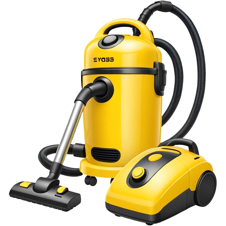 yellow vacuum emoji