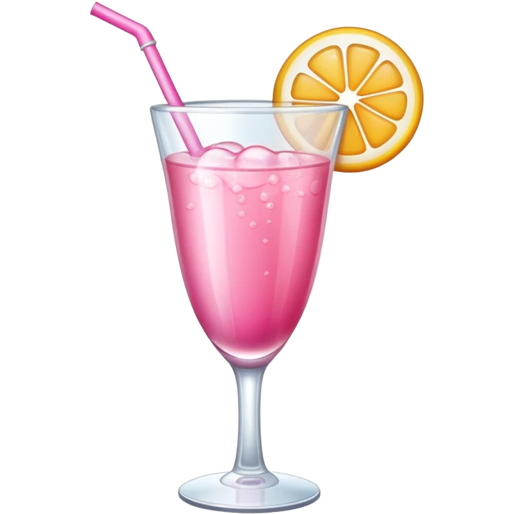 Pink drinks emoji