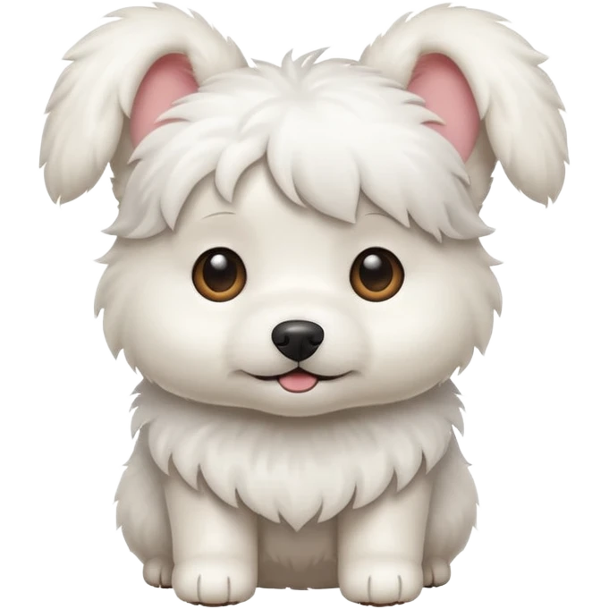 Little white dog emoji