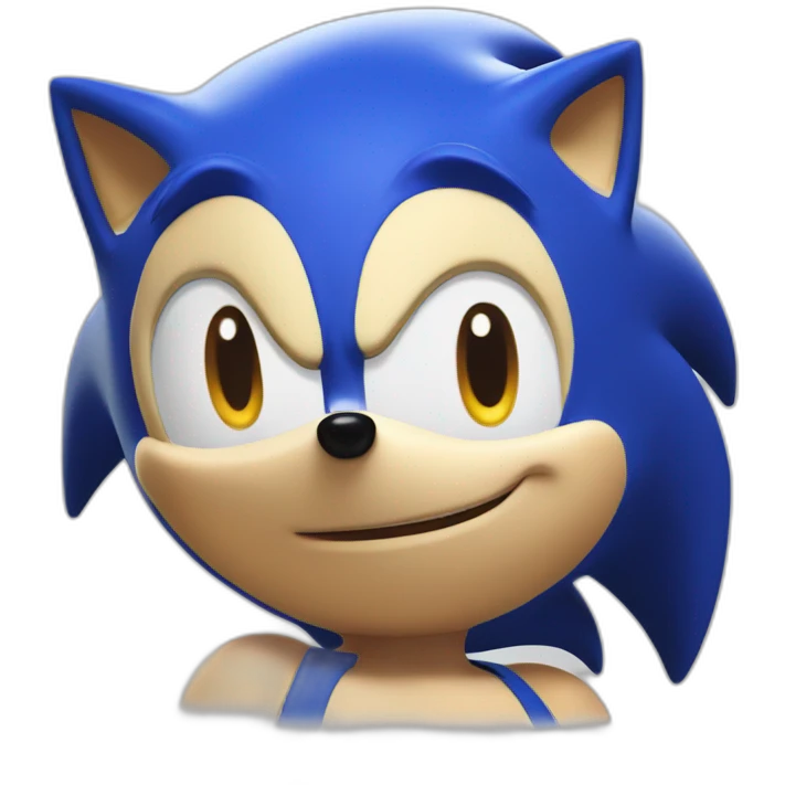 a new character of sonic the hedgehog emoji