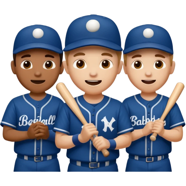 autobus de equipo llevando a egnte de basebal  emoji