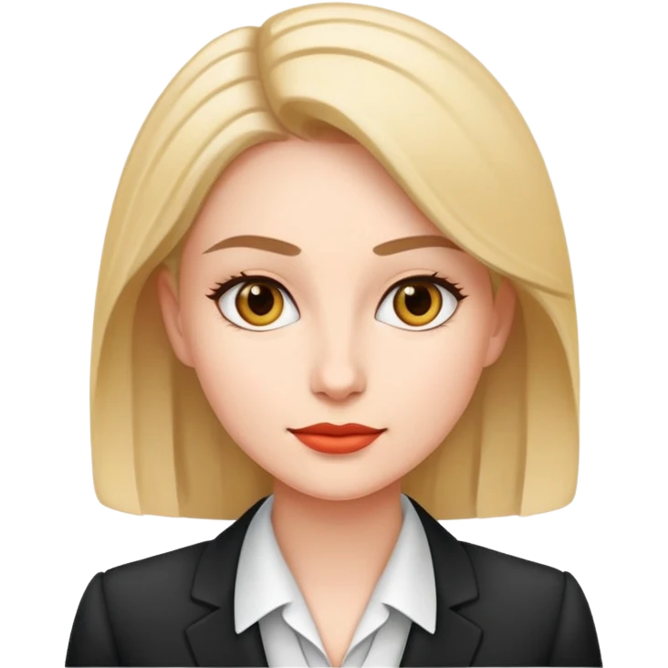professional woman character with business attire emoji