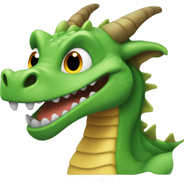Dragon laughed  emoji