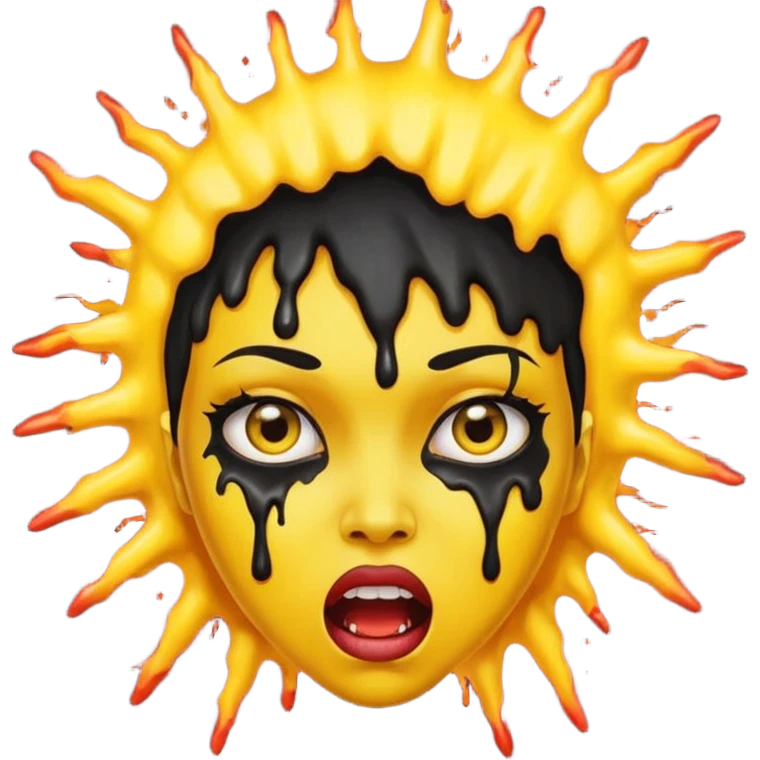 exploiding head yellow woman emoji