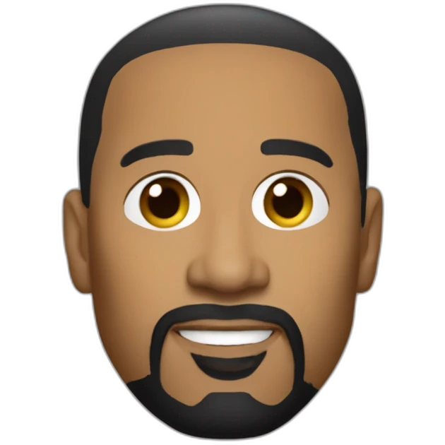 espn stephen a. smith head with goatee emoji