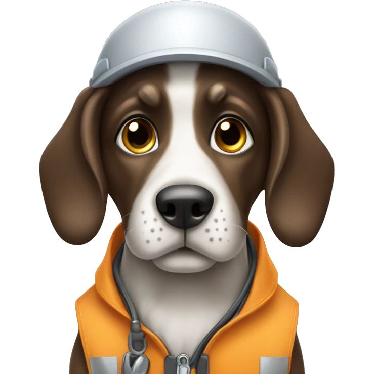 technical support engineer dog emoji