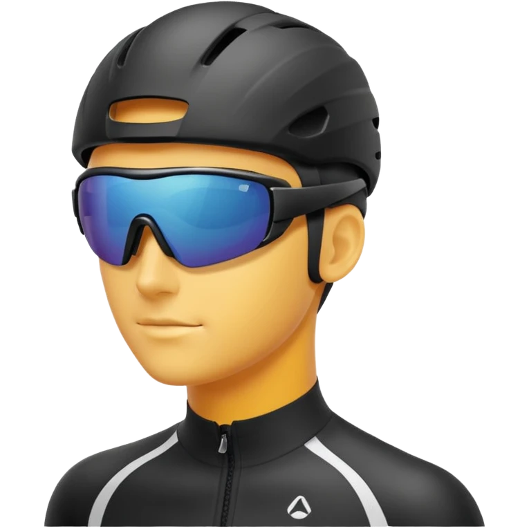 sporty and aerodynamic cycling sunglasses emoji