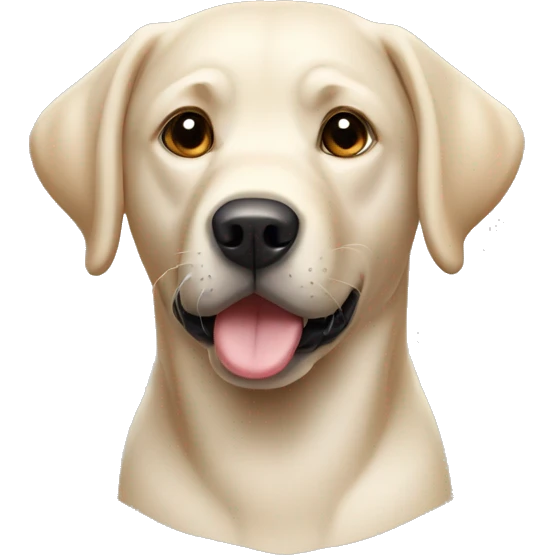Labrador male dog emoji