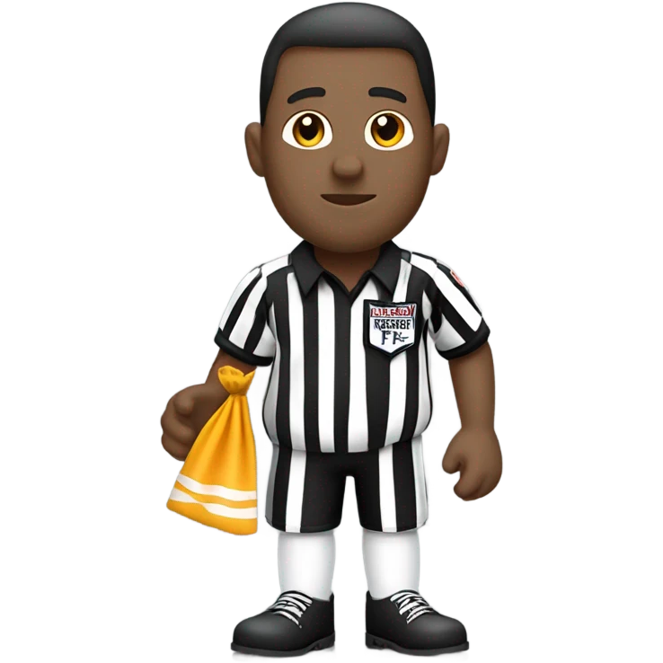 Referee with Kansas City Chiefs Jersey emoji