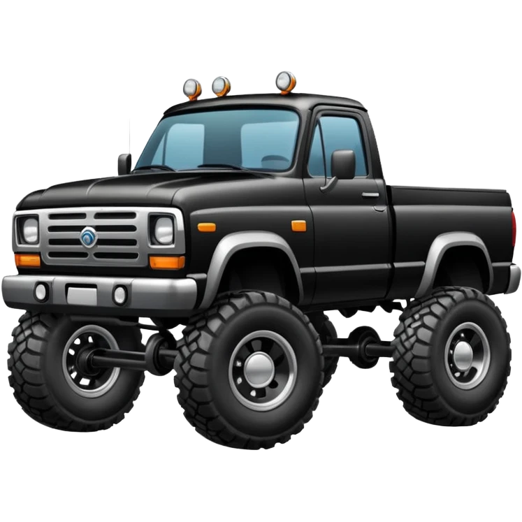black truck lifted  emoji