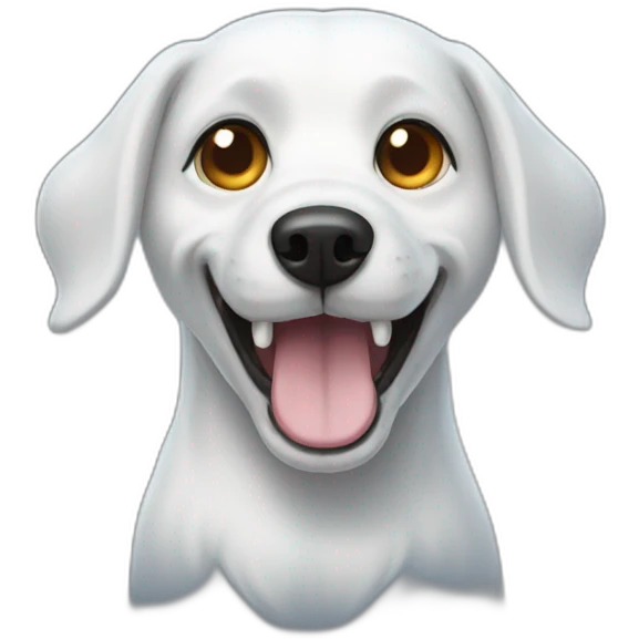 Ghost dog emoji