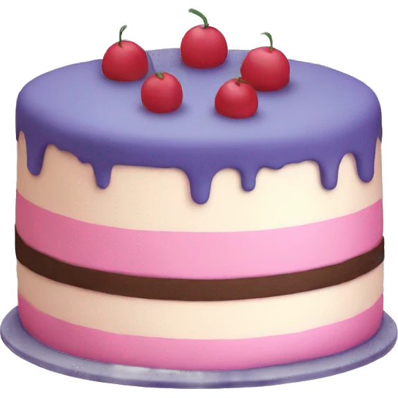 a cute cake emoji