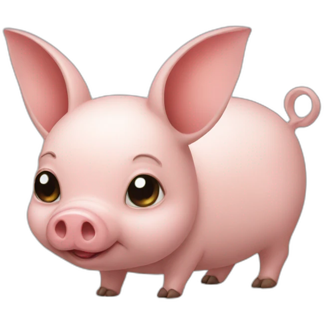 pig rabbit emoji