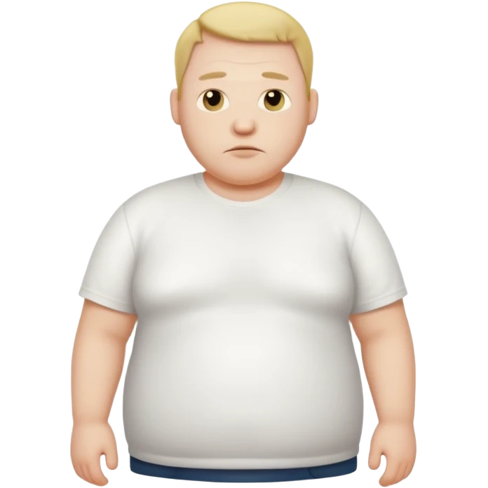 skinny fat man emoji
