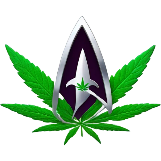 Star Trek weed emblem emoji