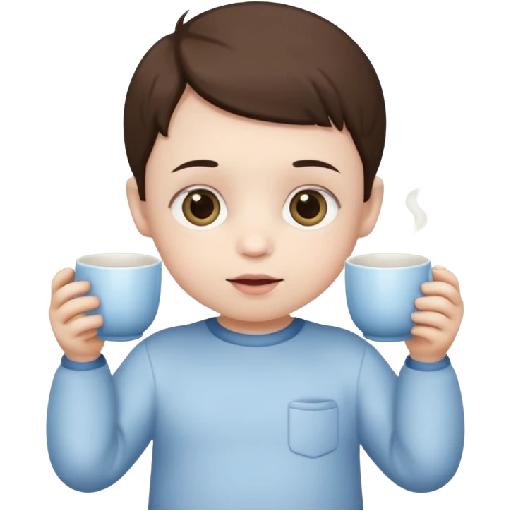 Babie Holding Cups emoji