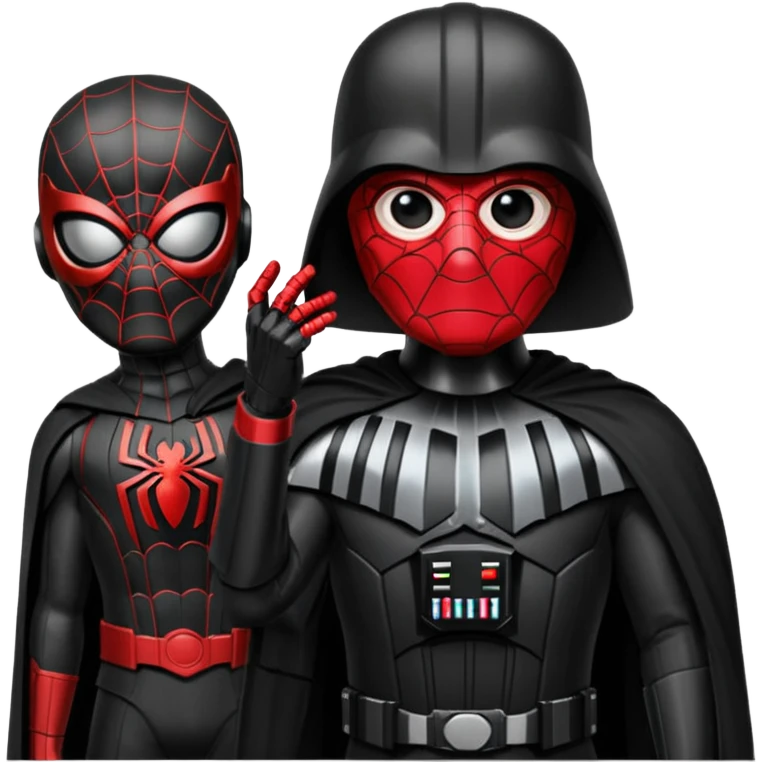 spider mam de darth veder emoji