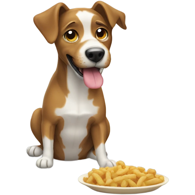 dog eating emoji