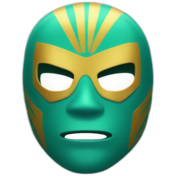 Lucha libre mask emoji