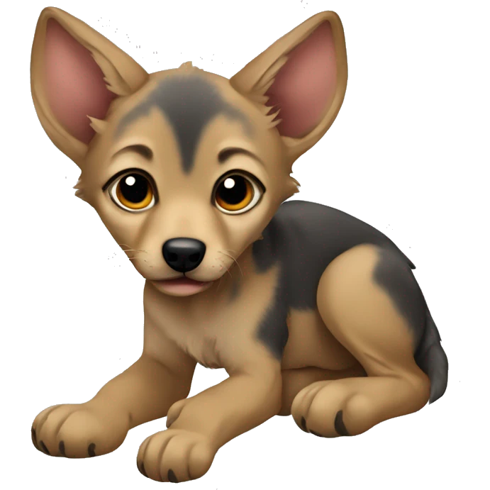 Jackal puppy emoji