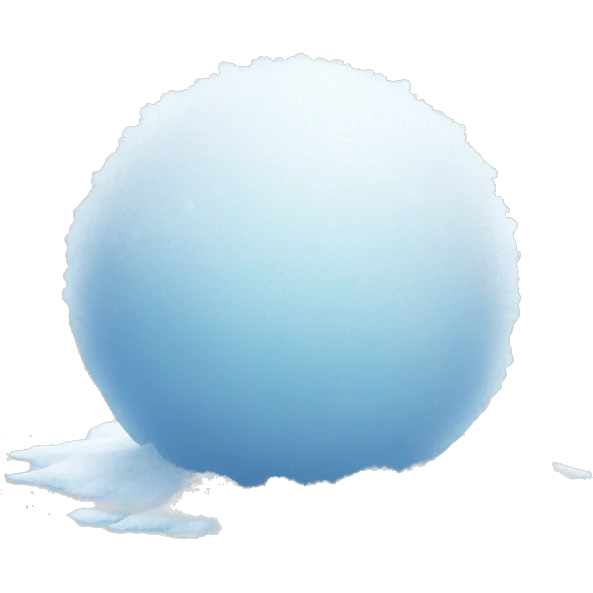 SNOW BALL emoji
