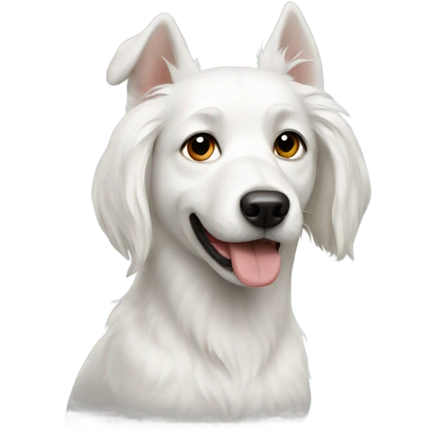 White dog emoji
