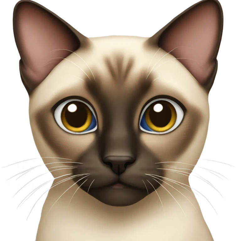Siamese cat emoji