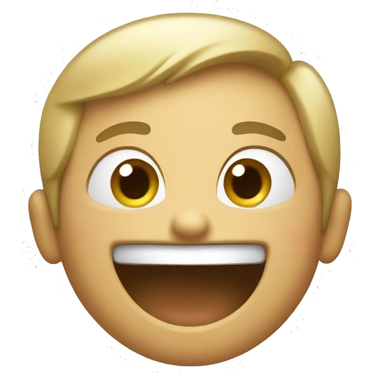 Excited face emoji