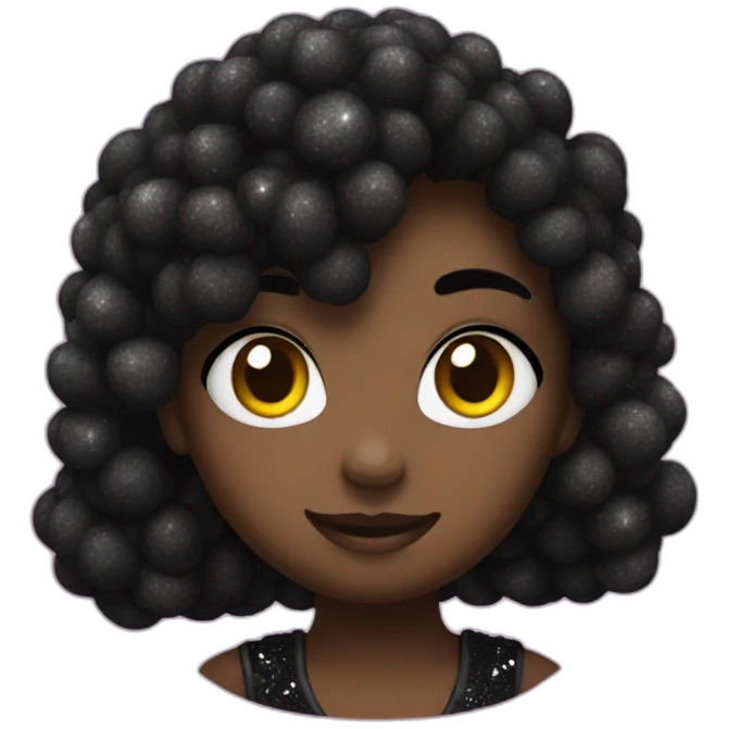 black heart sparkle emoji