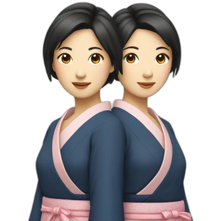 japanese-woman-twins emoji