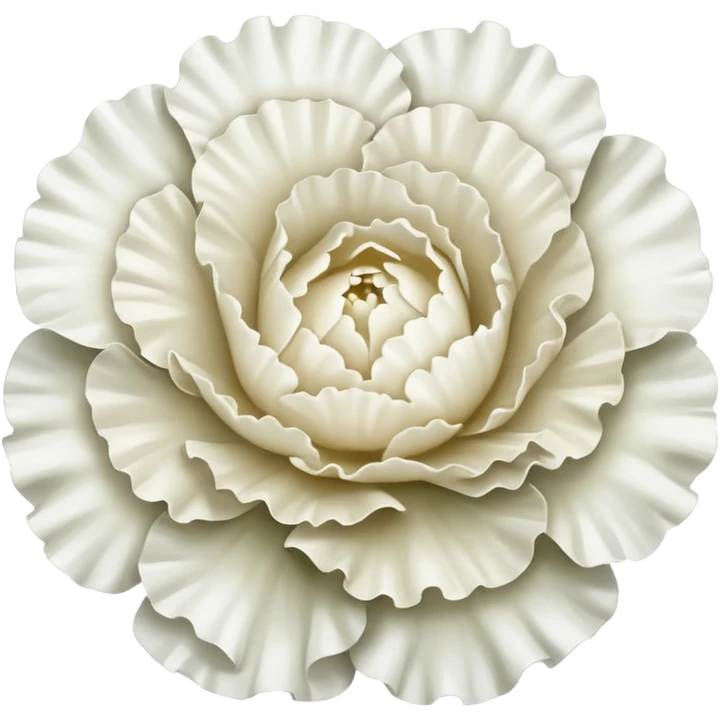 White Carnation flower emoji