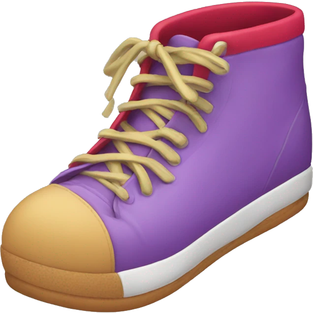 shoes in a cover emoji